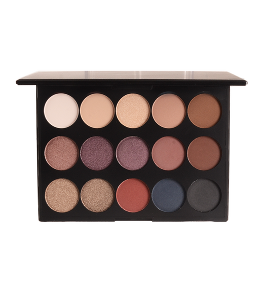 15 Shade Eyeshadow Palette - Earth Tone